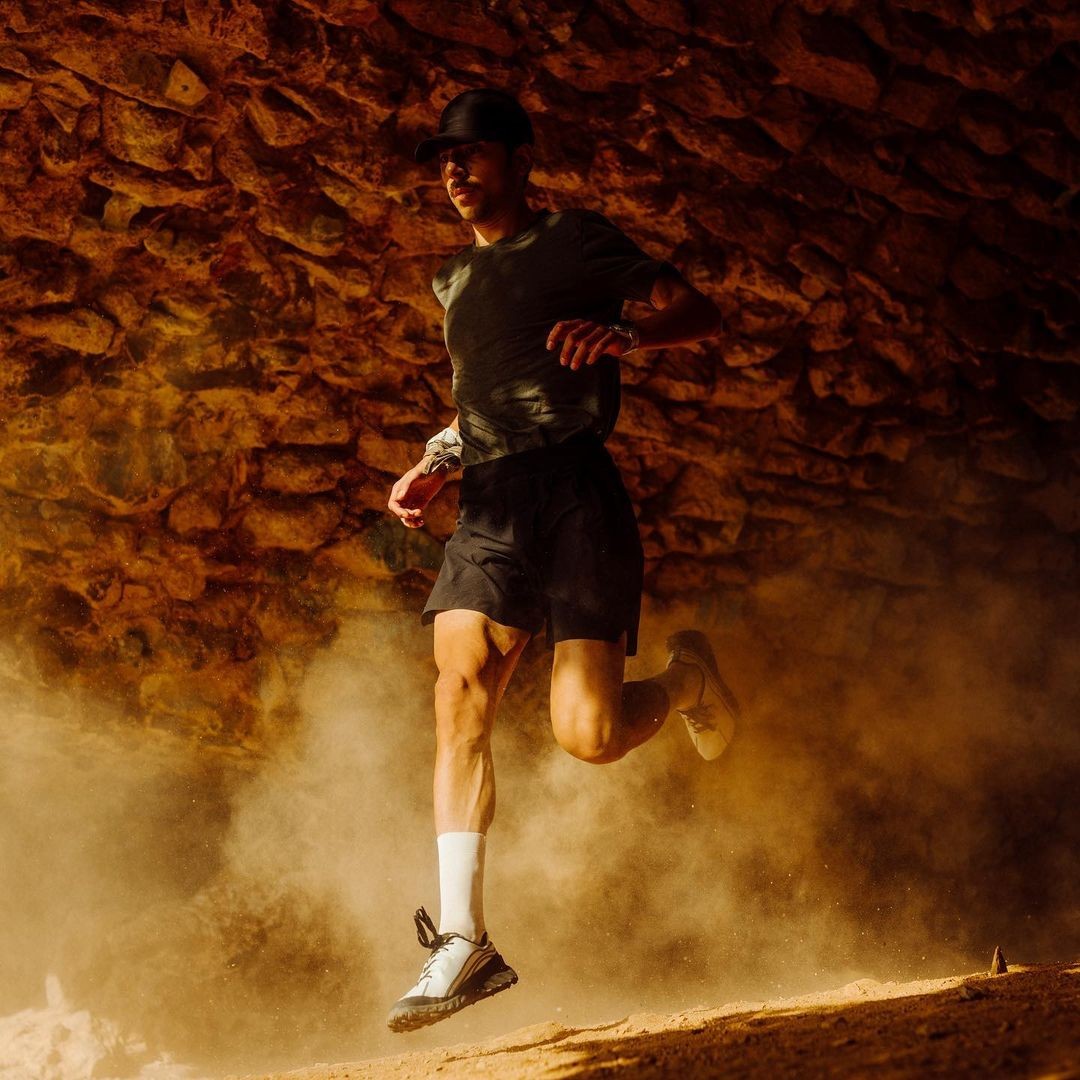 Man running, representing energy